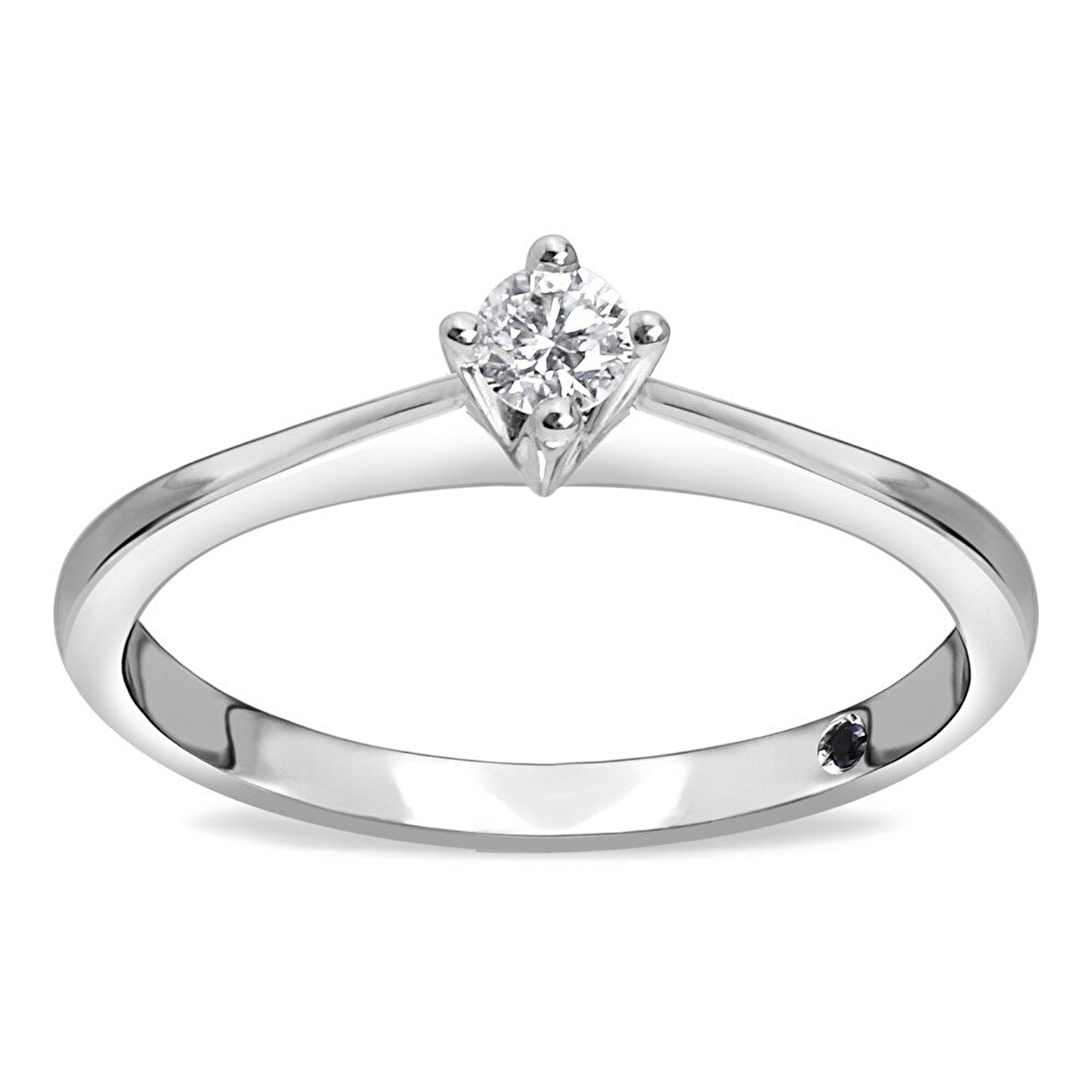 0,13 Karat Tektaş Pırlanta Yüzük