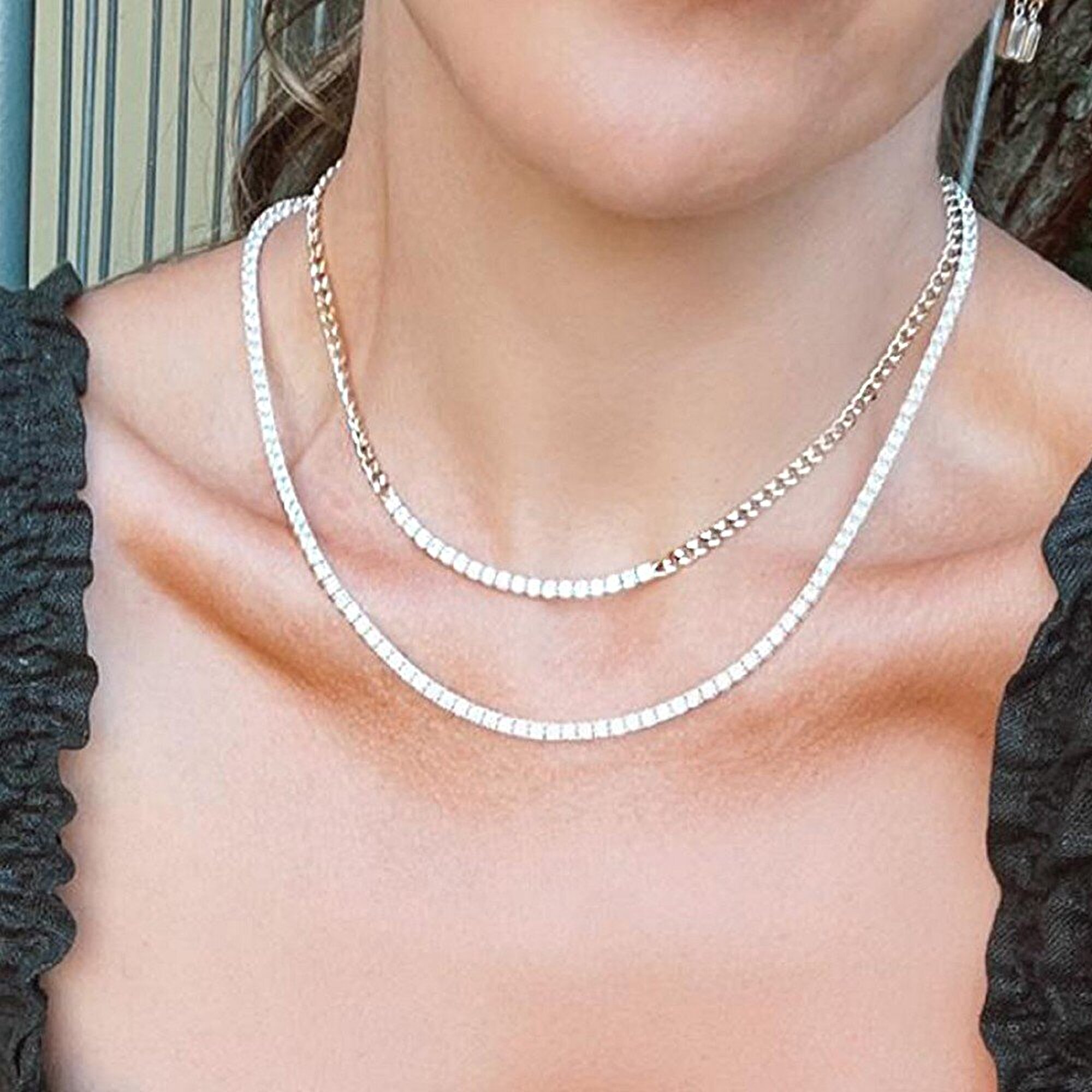 14 Ayar Sarı Altın Trend Choker Kolye