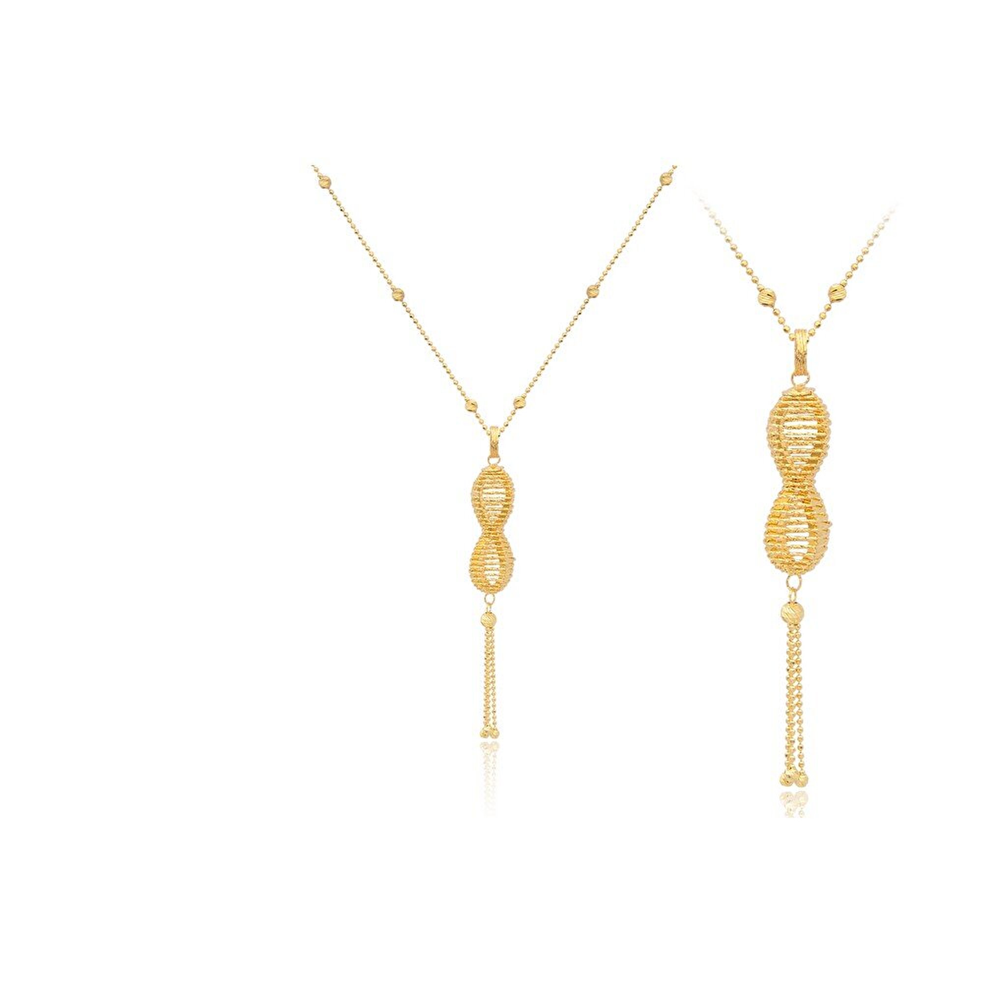 22 Ayar Sarı Altın Dorika Kolye