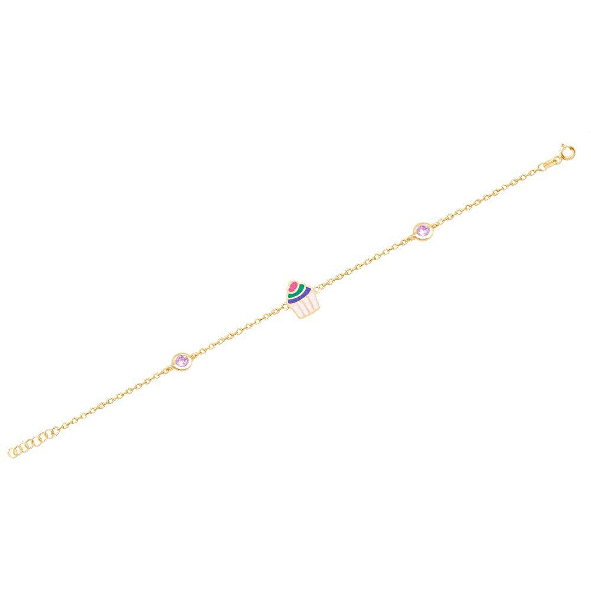 14 Ayar Sarı Altın Çocuk Bileklik