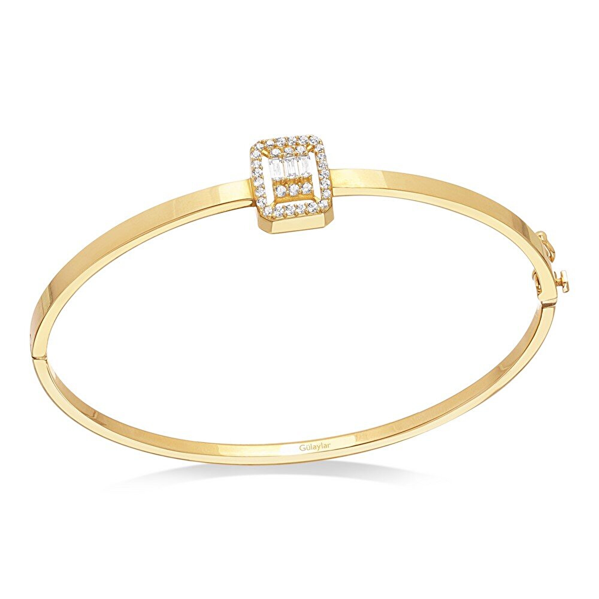 14 Ayar Sarı Altın Baget Bilezik