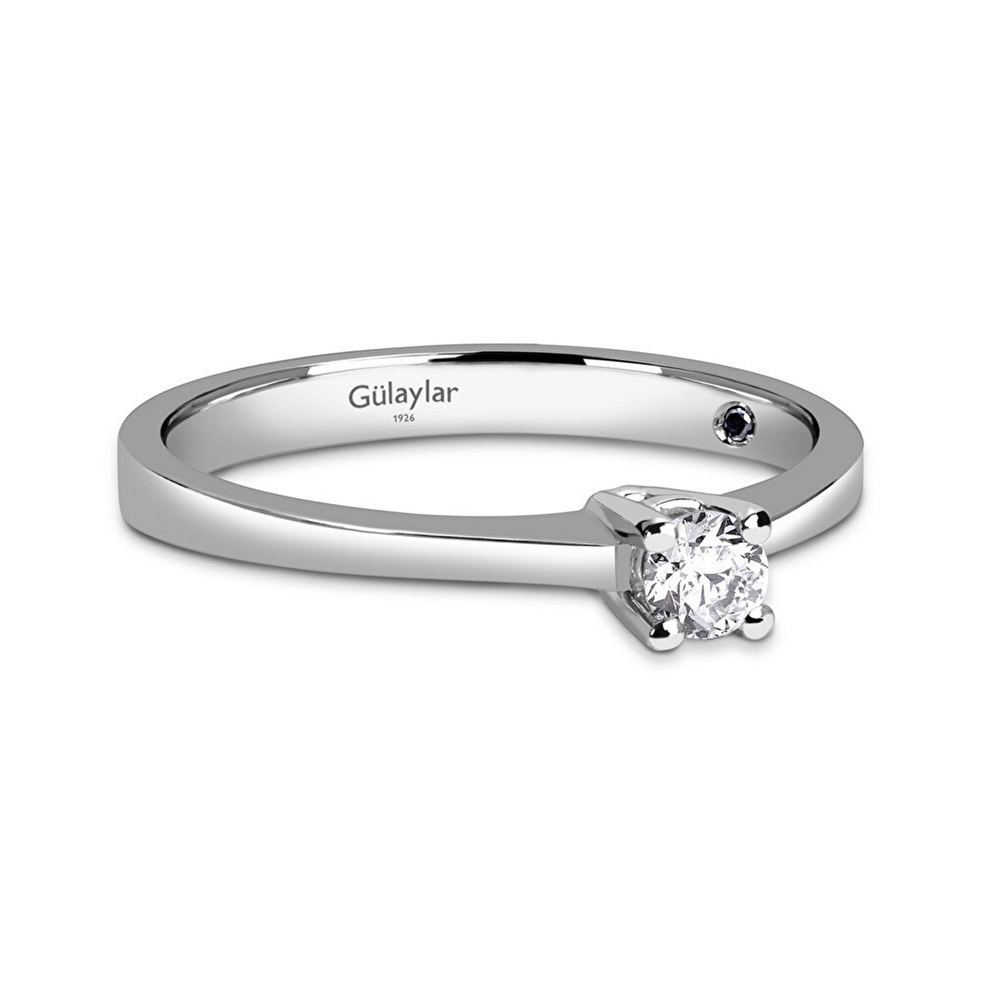 0,17 Karat Tektaş Pırlanta Yüzük