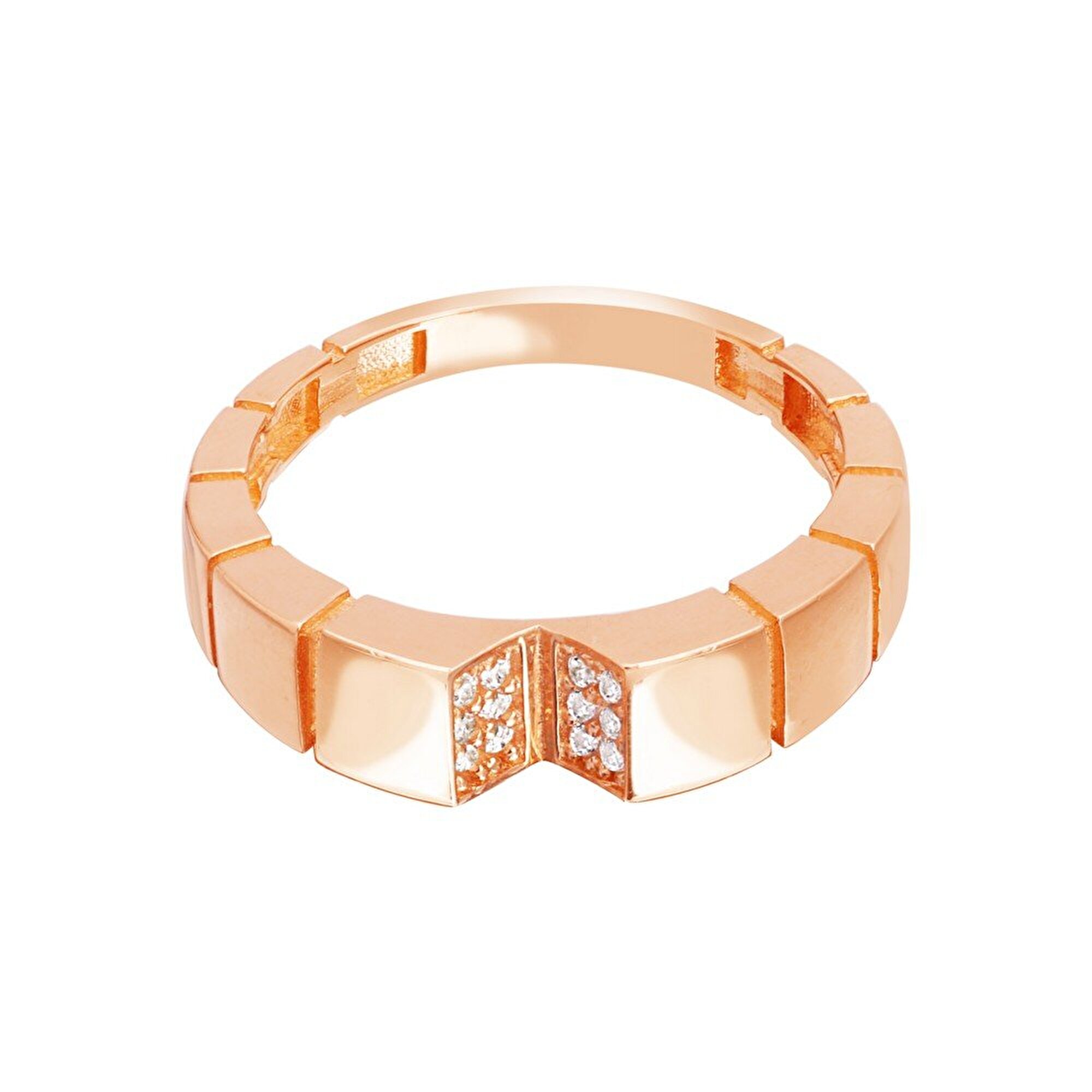 14 Ayar Rose Altın Minimal Yüzük