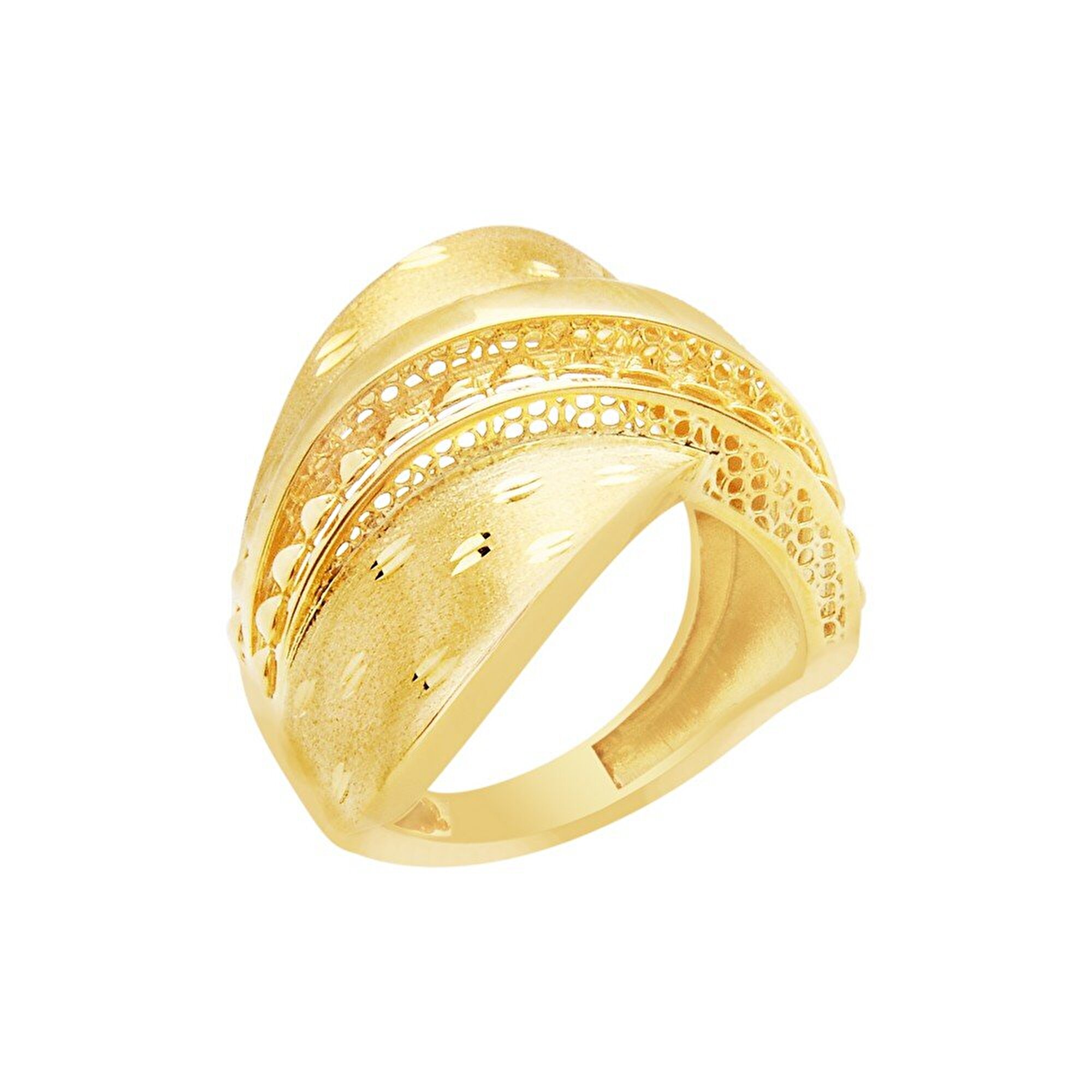 22 Ayar Sarı Altın Taşsız Yüzük