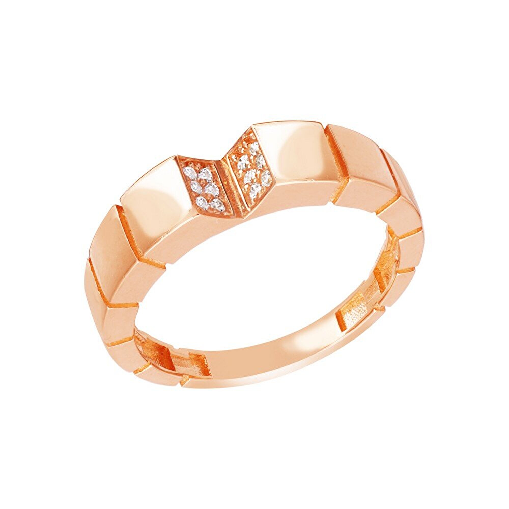 14 Ayar Rose Altın Minimal Yüzük