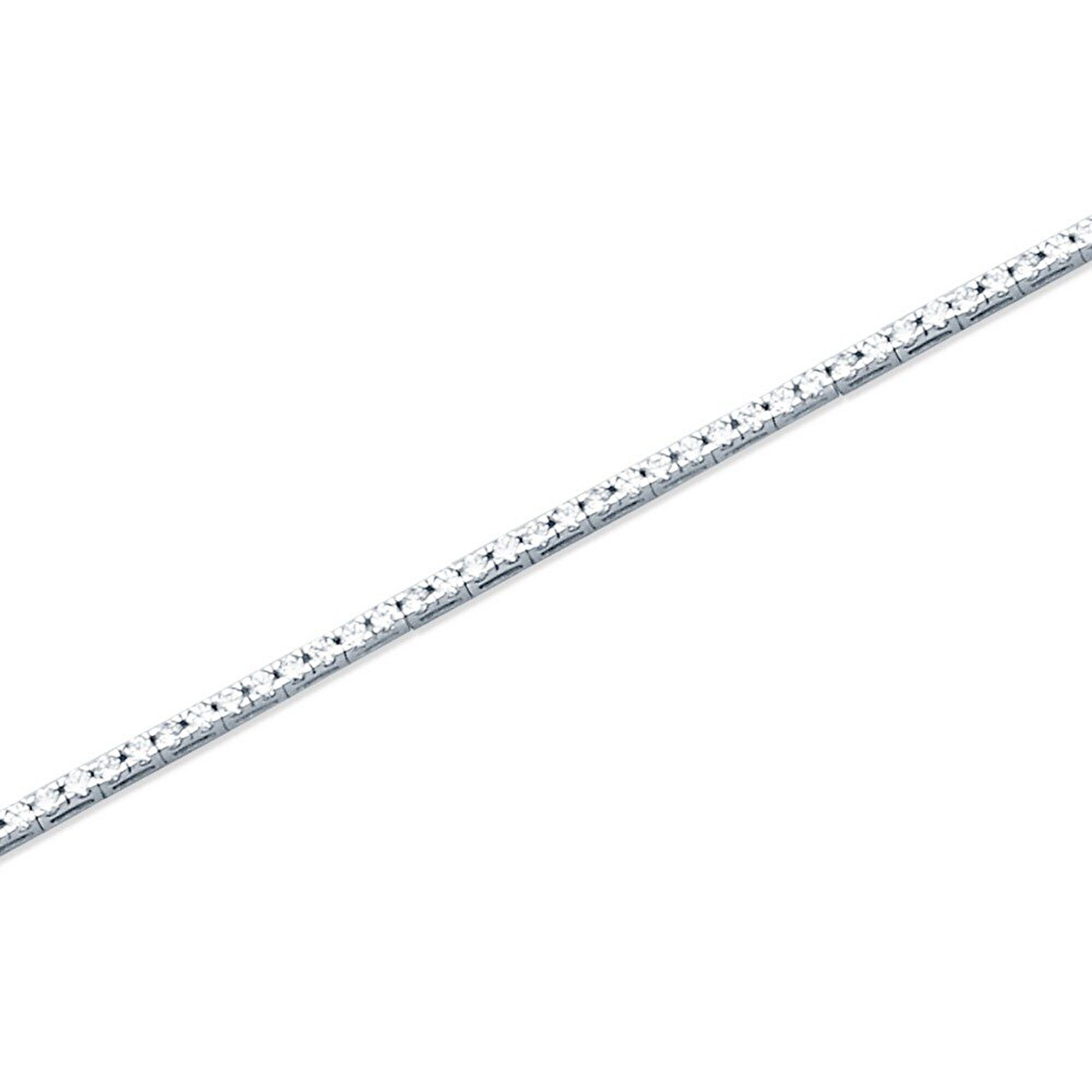 14 Ayar Beyaz Altın Su Yolu Bileklik