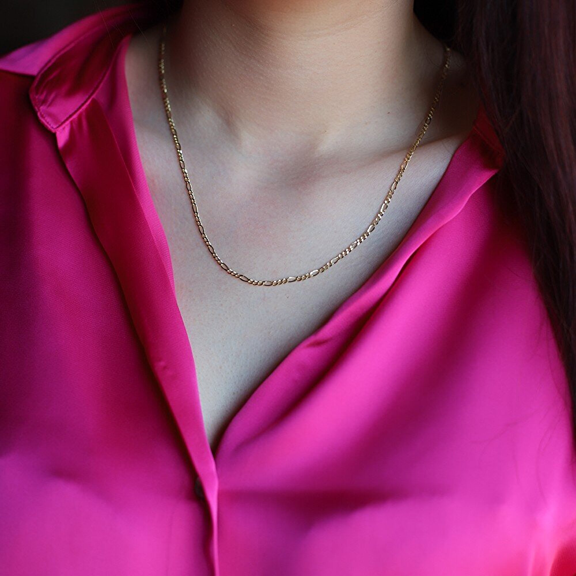 14 Ayar Sarı Altın Trend Zincir