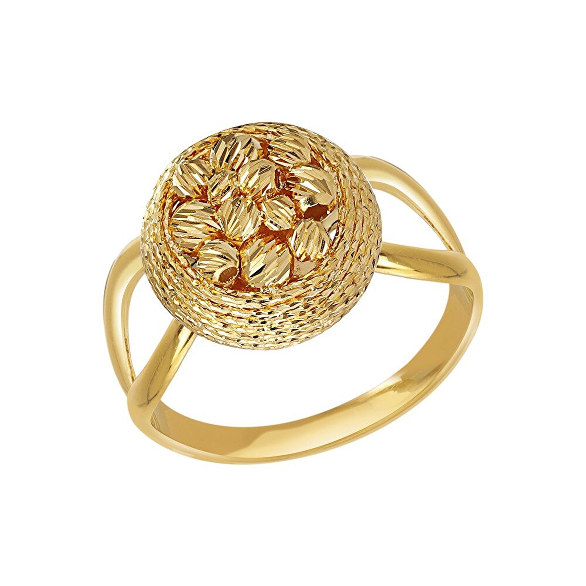 22 Ayar Sarı Altın Dorika Yüzük