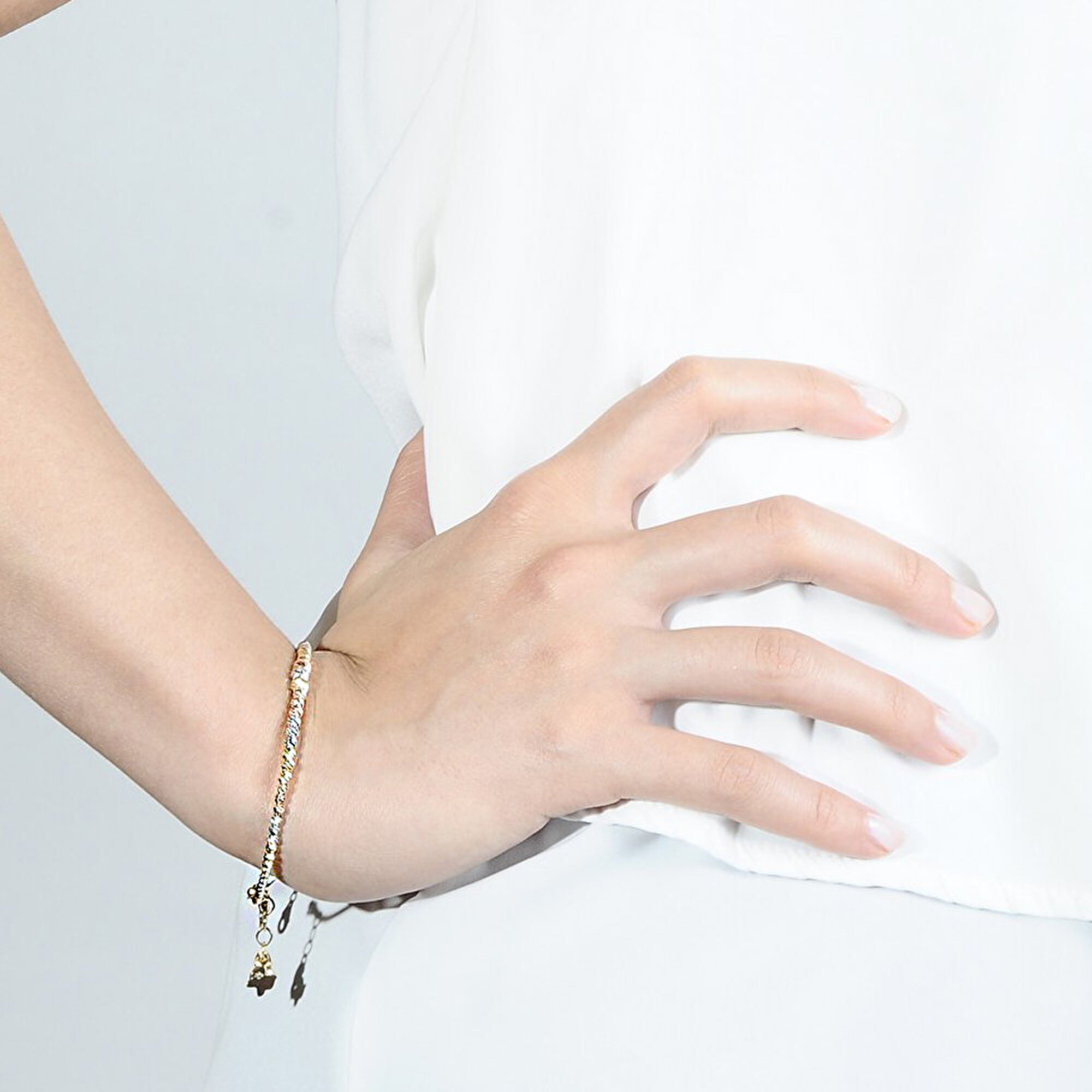 14 Ayar 3 Renkli Altın Dorika Bilezik