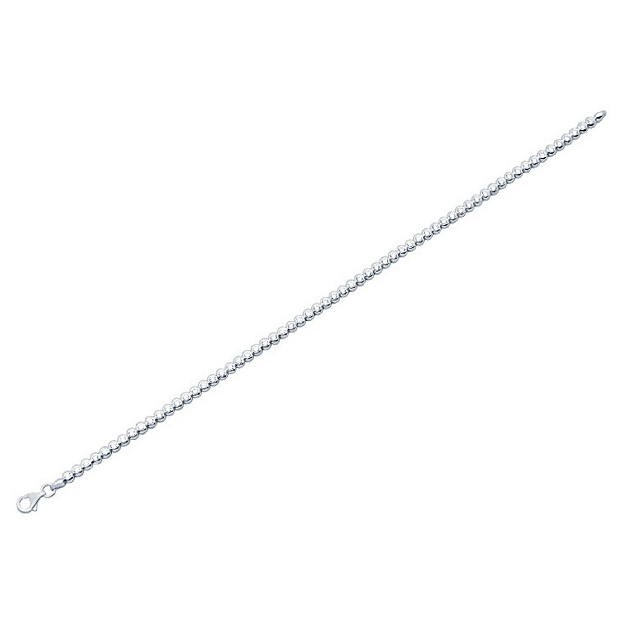 14 Ayar Beyaz Altın Su Yolu Bileklik