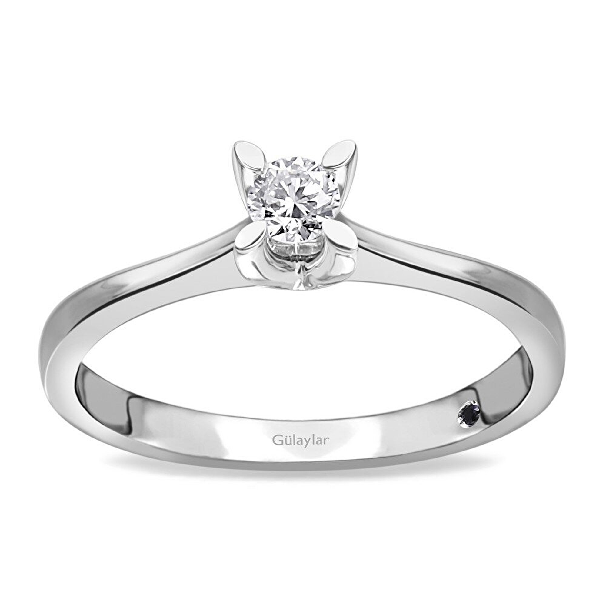 0,20 Karat Tektaş Pırlanta Yüzük