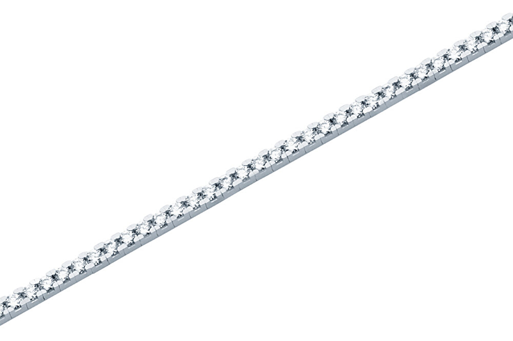 14 Ayar Beyaz Altın Su Yolu Bileklik