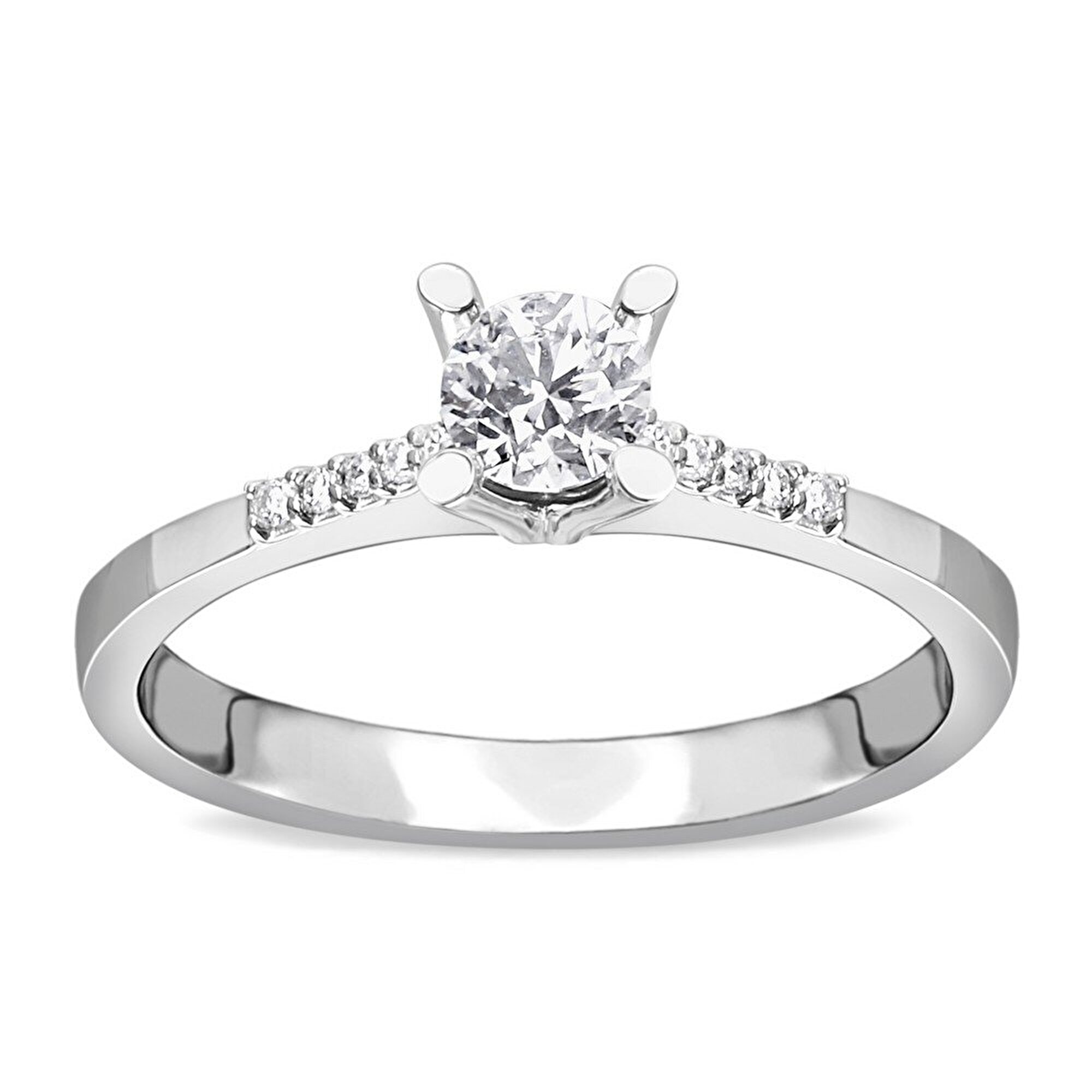 0,35 Karat Tektaş Pırlanta Yüzük