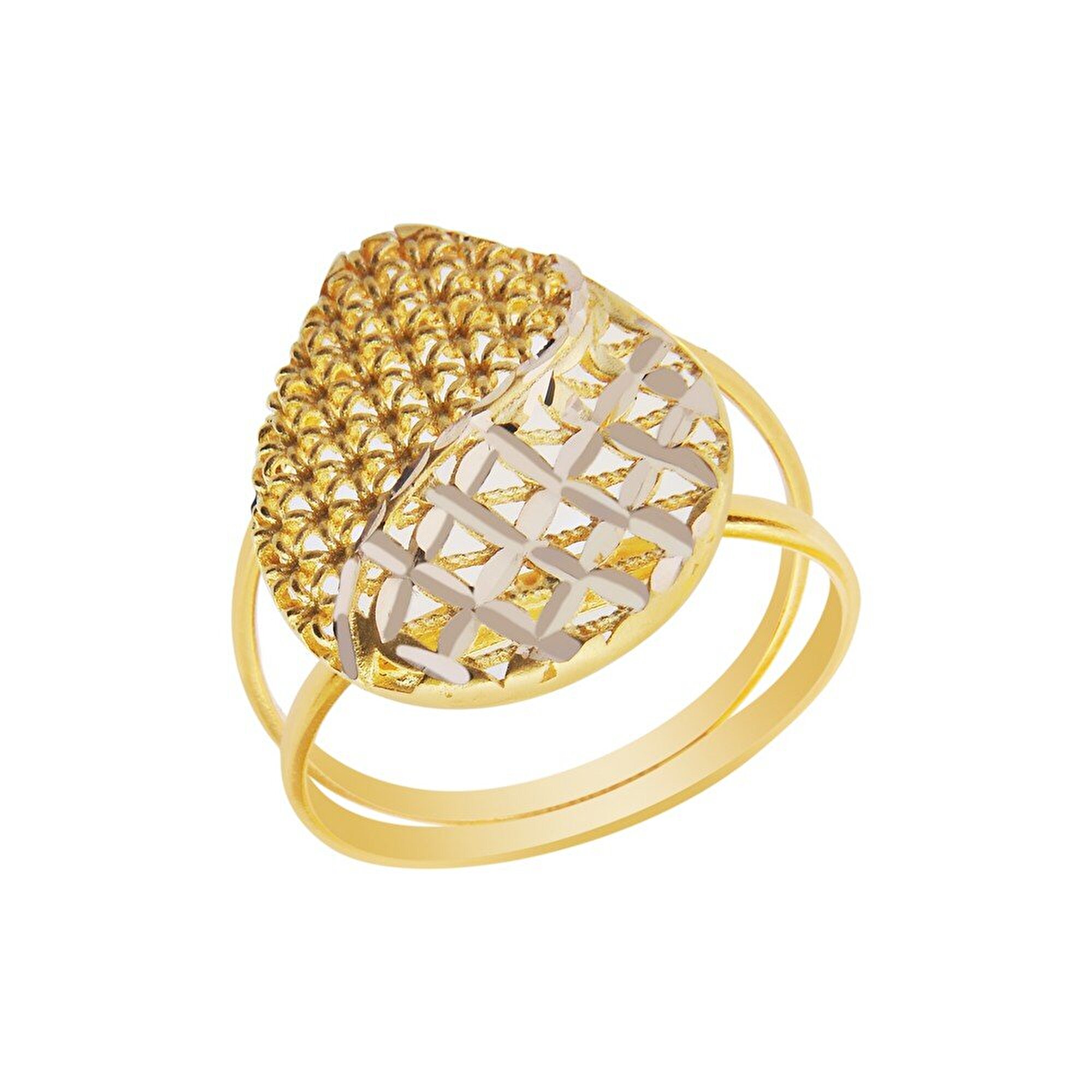 22 Ayar Sarı Altın Taşsız Yüzük