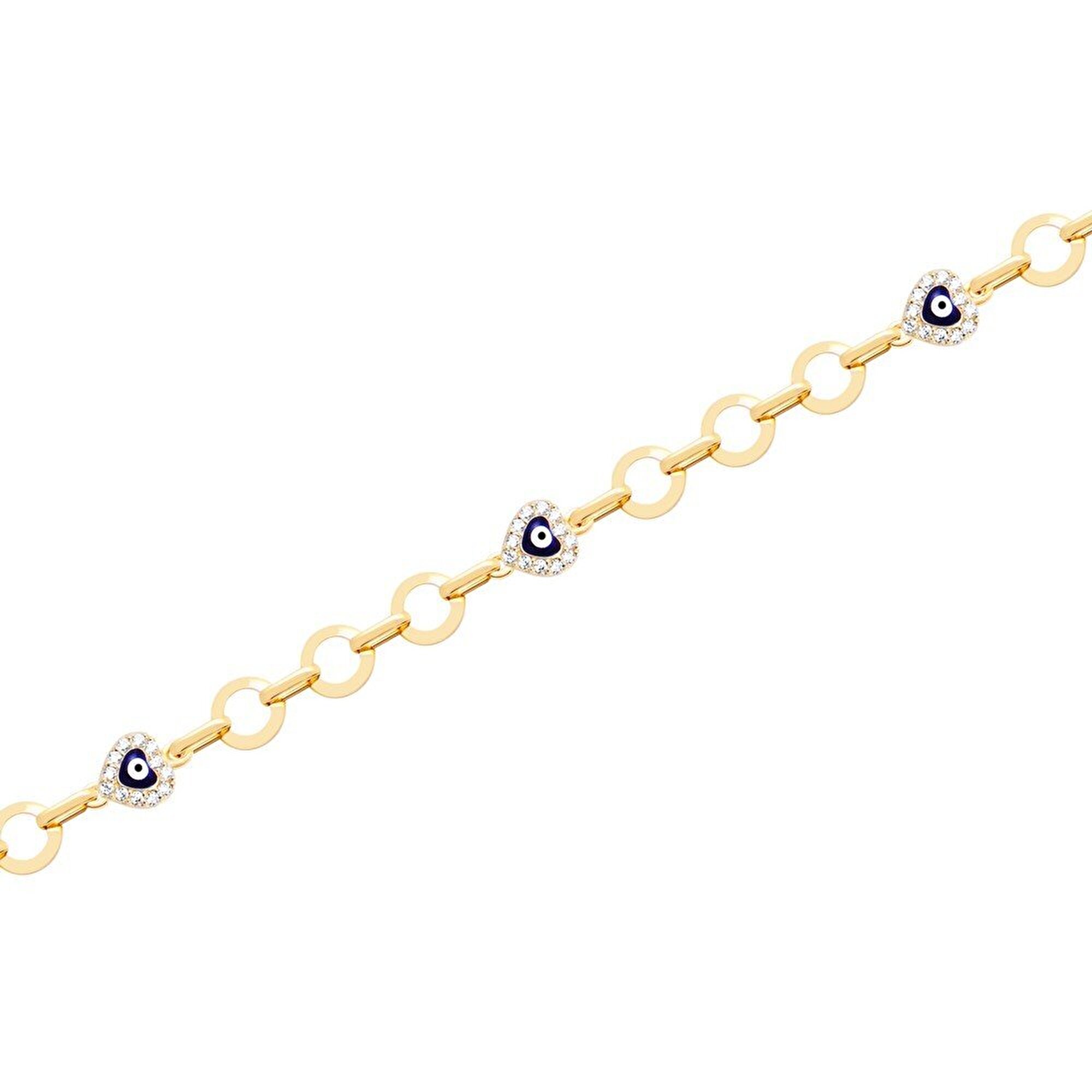 14 Ayar Sarı Altın Çocuk Bileklik