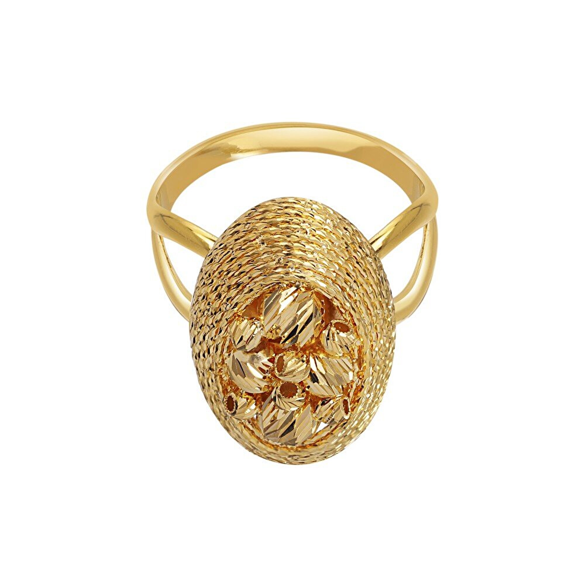 22 Ayar Sarı Altın Dorika Yüzük