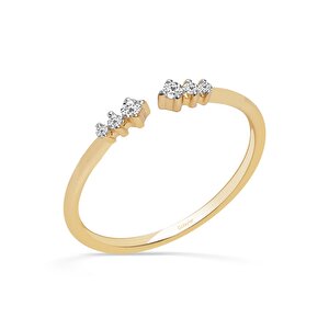 0,07 Karat Minimal Pırlanta Yüzük
