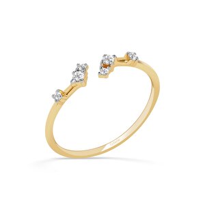 0,08 Karat Minimal Pırlanta Yüzük