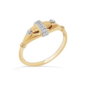 0,08 Karat Minimal Pırlanta Yüzük