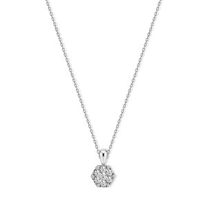 0,13 Karat Floral Pırlanta Kolye Ucu