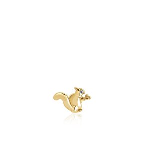 14 Ayar Sarı Altın Tragus Piercing