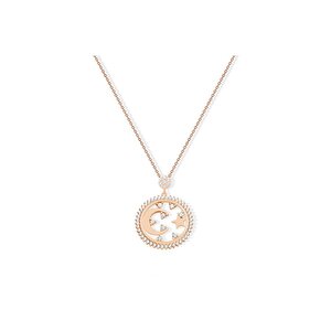 14 Ayar Rose Altın Ayyıldız Figürlü Kolye