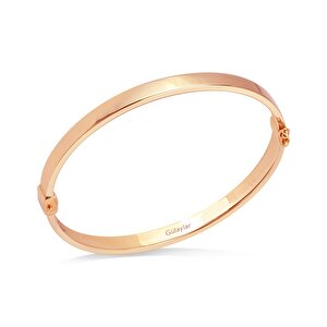 14 Ayar Rose Altın Kibrit Çöpü Kelepçe Bilezik