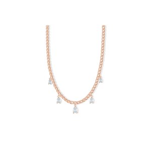 14 Ayar Rose Altın Trend Choker Kolye