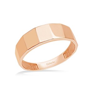 14 Ayar Rose Altın Trend Yüzük