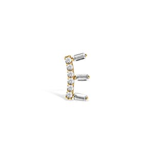 14 Ayar Sarı Altın Baget Tragus Piercing
