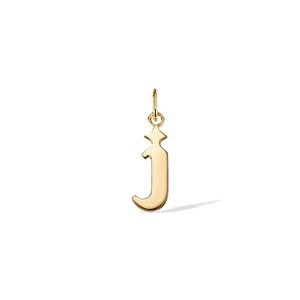 14 Ayar Sarı Altın J Harf Charm