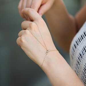 14 Ayar Sarı Altın Yıldız Figürlü Şahmeran