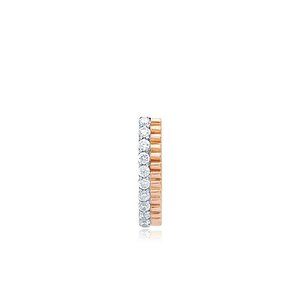 14 Ayar Rose-Beyaz Altın Earcuff Küpe