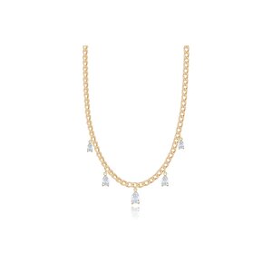 14 Ayar Sarı Altın Trend Choker Kolye