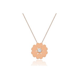 14 Ayar Rose Altın Kalp Figürlü Kolye