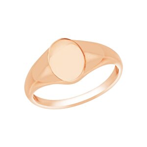 14 Ayar Rose Altın Kişiye Özel Harf Yüzük