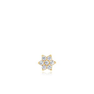 14 Ayar Sarı Altın Yıldız Figürlü Piercing