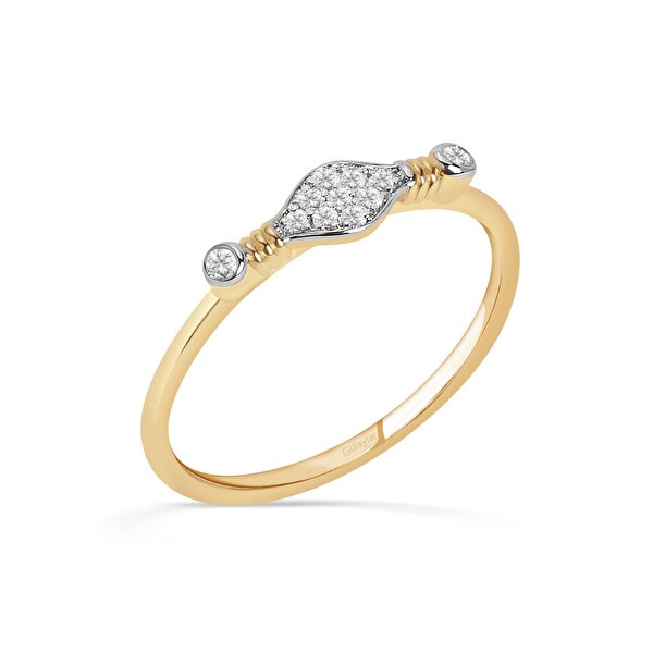 0,04 Karat Minimal Pırlanta Yüzük