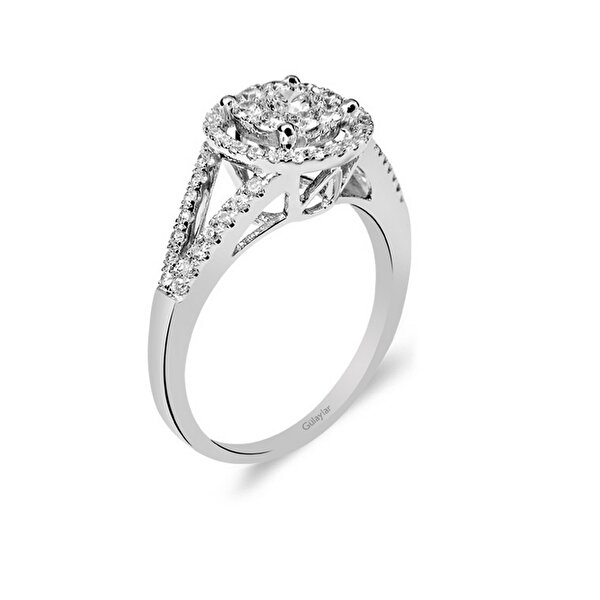 0,37 Karat Floral Pırlanta Yüzük