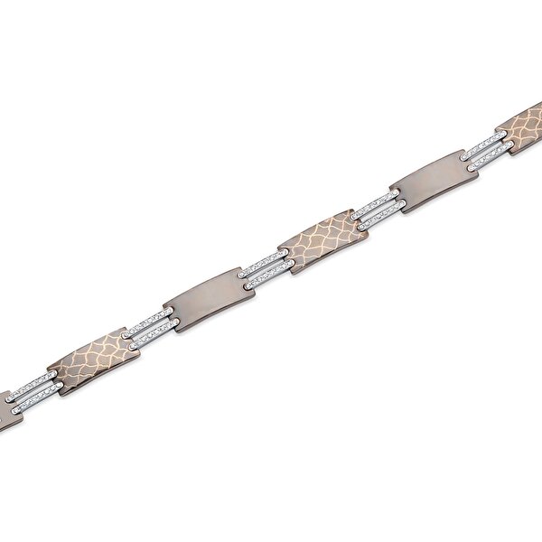 14 Ayar 3 Renkli Altın Erkek Bileklik