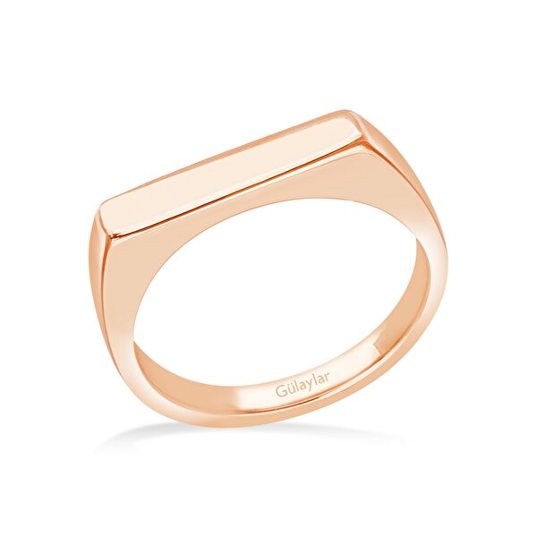 14 Ayar Rose Altın Minimal Yüzük