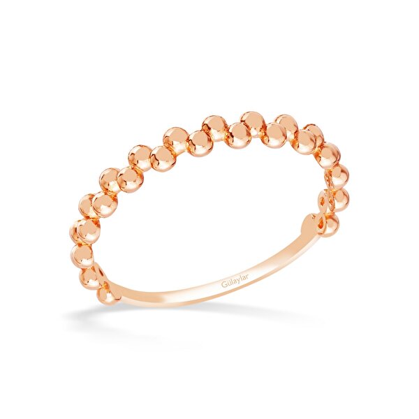 14 Ayar Rose Altın Minimal Yüzük