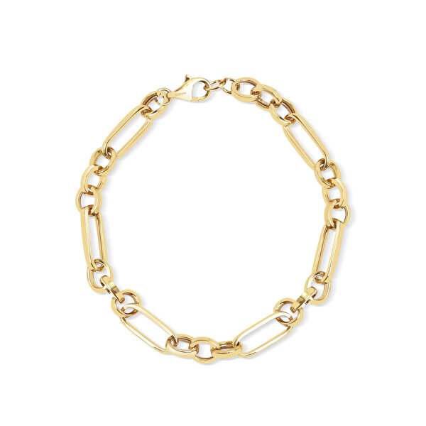 14 Ayar Sarı Altın Ataç Zincir Bileklik