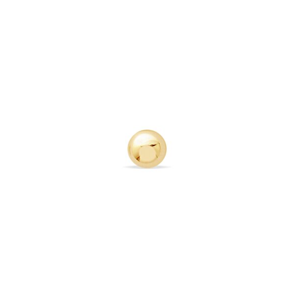 14 Ayar Sarı Altın Top Tragus Piercing