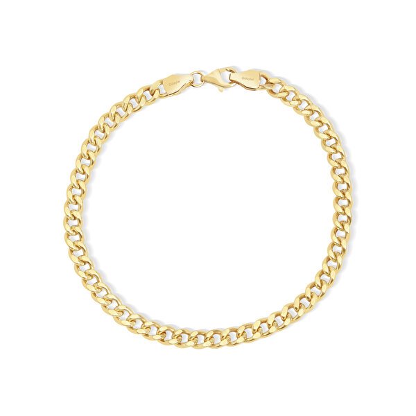 14 Ayar Sarı Altın Zincir Bileklik