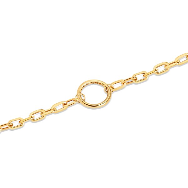 14 Ayar Sarı Altın Ataç Zincir Bileklik