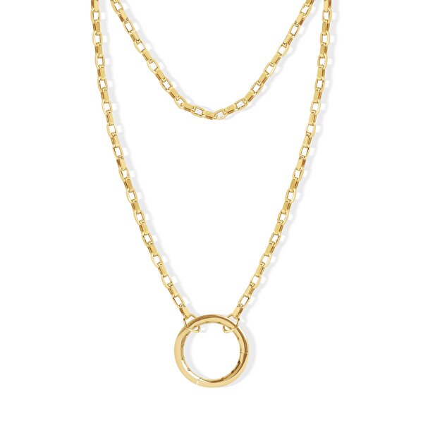 14 Ayar Sarı Altın Zincir Kolye