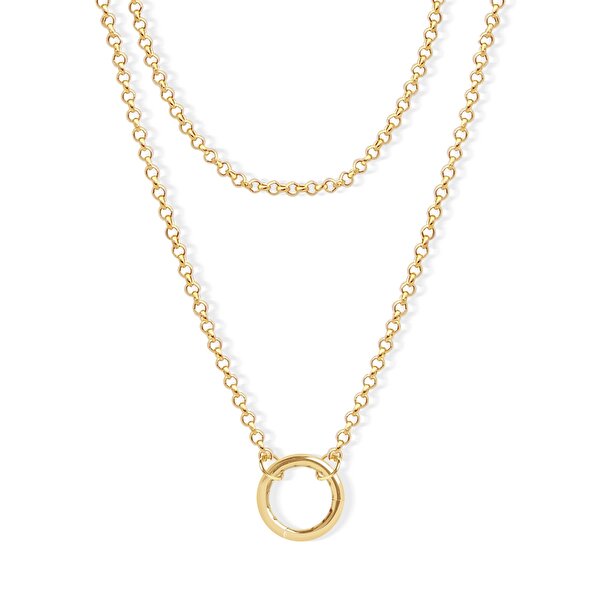 14 Ayar Sarı Altın Zincir Kolye