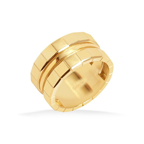 14 Ayar Sarı Altın Taşsız Alyans Yüzük