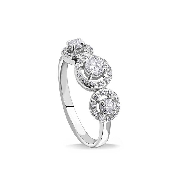 0,45 Karat Floral Pırlanta Yüzük